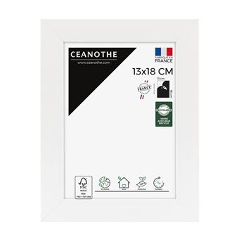 Cadre photo Ceanothe Eternel 13 x 18 cm Blanc