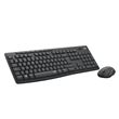 Ensemble Clavier + Souris sans fil Silencieux Wireless Logitech MK295 Noir