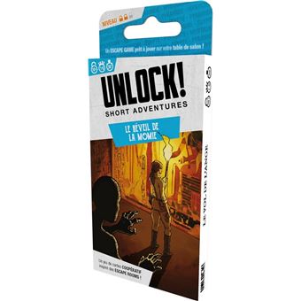 Jeu d'ambiance Asmodee Unlock! Short Adventure 2 : Le réveil de la momie