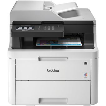 Brother MFC-L3730CDN - Multifunctionele printer - kleur - LED - Legal (216 x 356 mm) (origineel) - A4/Legal (doorsnede) - maximaal 18 ppm LED - maximaal 18 ppm (printend) - 250 vellen - 33.6 Kbps - USB 2.0, LAN - 1