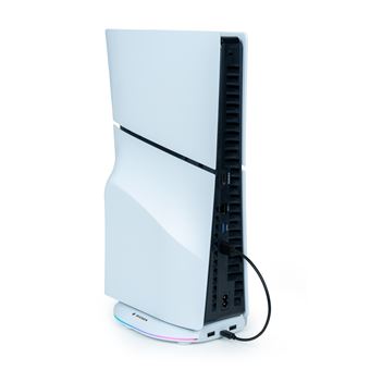 Support vertical BigBen pour console Slim PS5 Blanc