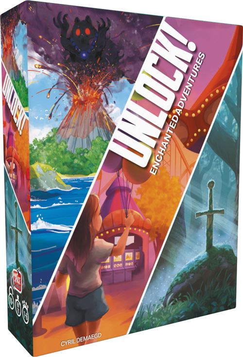 Jeu D'Escape Game Asmodee Unlock! Enchanted Adventures – 3 Aventures, 1-6 Joueurs