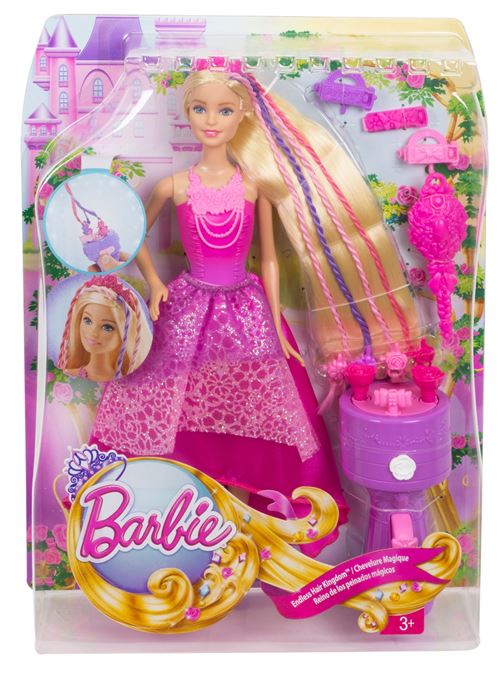 Barbie - poupee tresses magiques, poupees