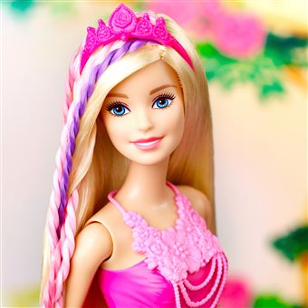 Poupée princesse tresses magiques Barbie - Intermarché