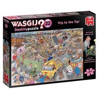 Puzzle 1000 pièces Diset Wasgij Destiny 22 Trip to the Tip ! - 1