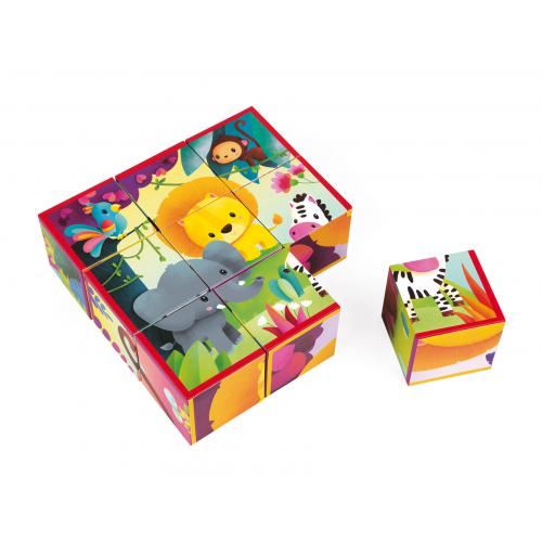 Janod Kubkid : Animaux de la Jungle - Juratoys - Multicolore pour garçon - vue 4