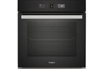 Four multifonction, pyrolyse, noir, 73 L, bouton central 6eme Sens, porte froide, fermeture douce, ligne Absolute