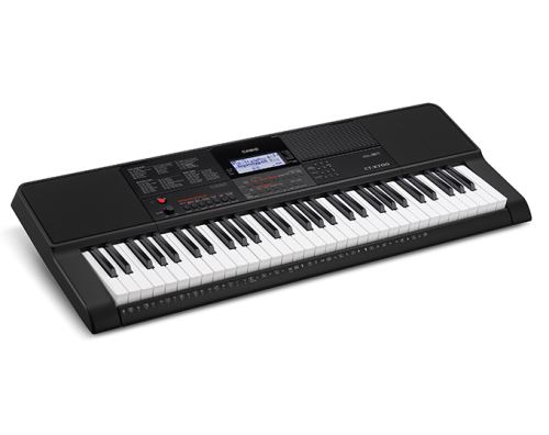 Clavier Casio CT-S400 - 61 Touches Dynamiques - 600 Sons Et 200 Rythmes - Connectivité Bluetooth - Noir