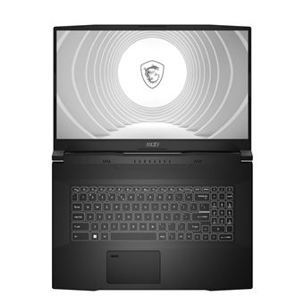 PC Portable MSI CreatorPro M17 A12UIS-075FR 17.3" Intel Core i7 16 Go RAM 1 To SSD Noir