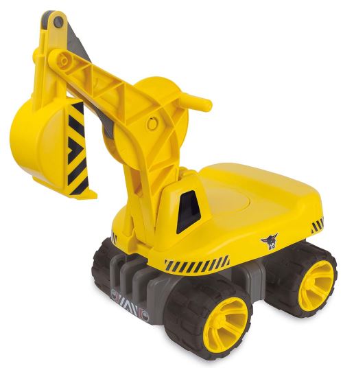 Porteur enfant BIG Maxi Pelleteuse Jaune