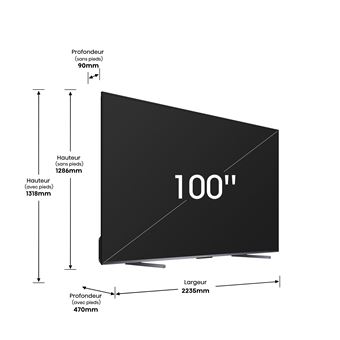 Television Hisense 100U7KQ