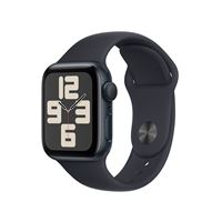 Apple Watch SE GPS Boîtier en Aluminium Minuit de 40 mm avec Bracelet Sport Minuit M/L version 2023