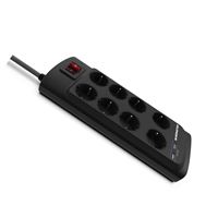 Tour ultiprise avec Câble Rétractable de 2, 12 Prises 6 USB (16 A