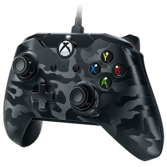 PDP Deluxe Wired Controller - Manette de jeu - filaire - camo noir - pour PC, Microsoft Xbox One