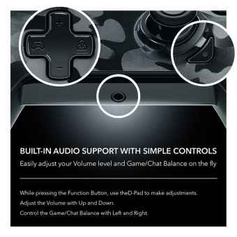 PDP Deluxe Wired Controller - Manette de jeu - filaire - camo noir - pour PC, Microsoft Xbox One