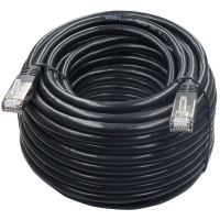 Câble réseau Temium RJ45 CAT6 Droit 15 m Noir