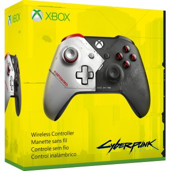 Microsoft Xbox Wireless Controller - Cyberpunk 2077 Limited Edition - manette de jeu - sans fil - Bluetooth - pour PC, Microsoft Xbox One, Microsoft Xbox One S, Microsoft Xbox One X, Android, iOS, Microsoft Xbox Series S, Microsoft Xbox Series X