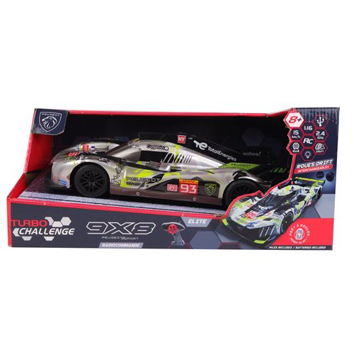 Voiture radiocommandée Turbo Challenge Peugeot 9X8 Hypercar - Turbo Challenge