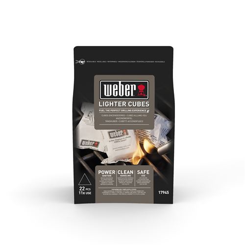 Pack de 22 cubes allume-feu Weber