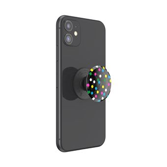 Popgrip Premium Translucent Black Disco Dots PopSockets