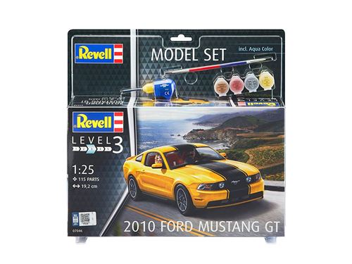 Kit Modèle Réduit Revell Ford Mustang GT - Niveau 1 - Pour Enfants Dès 6 Ans
