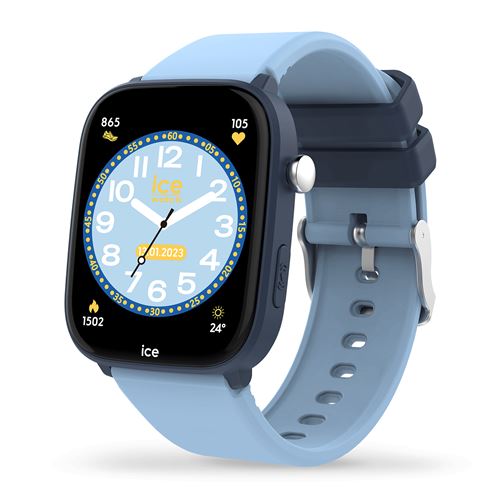 Montre connectée Ice-Watch Ice Smart Junior 3.0 Find My Bluetooth Bleu avec bracelet Bleu