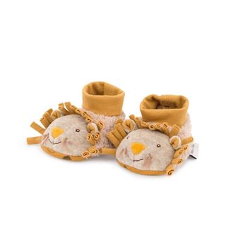 Chaussons Moulin Roty Sous mon baobab Paprika le lion