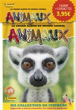 Jeu de cartes Panini Album Animaux 5 pochettes