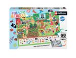 Puzzle enfant 60 pièces Nathan Au jardin Cherche et trouve