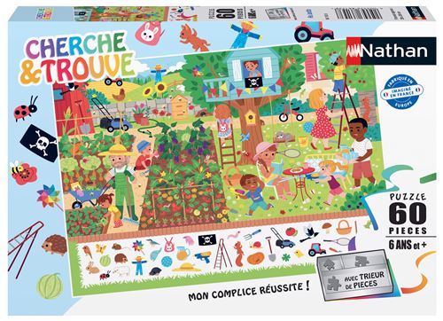 Puzzle 45 pièces : Cherche et trouve : Au zoo Ravensburger Nathan - vue 5