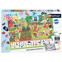 Puzzle 45 pièces : Carte du monde des animaux - Jeux et jouets Nathan - Avenue des Jeux