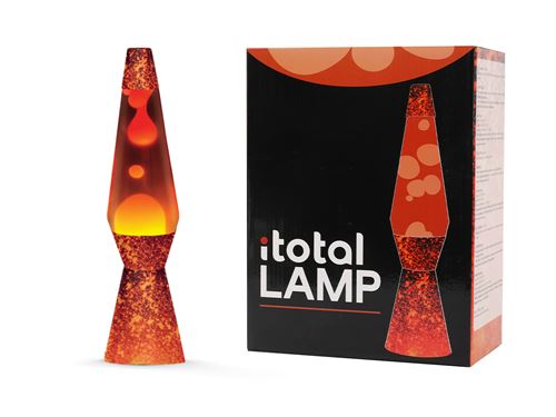 I-total Lampada Di Lava Rossa Design Moderno 40 Cm