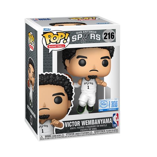 Figurine Funko Pop NBA Spurs Victor Wembanyama Exclusivité Fnac