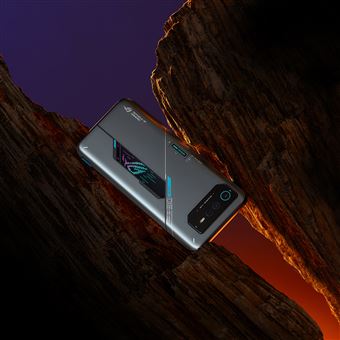 ASUS ROG Phone 6D - 5G smartphone - double SIM - RAM 12 Go / Mémoire interne 256 Go - écran OEL - 6.78" - 2448 x 1080 pixels (165 Hz) - 3 x caméras arrière 50 MP, 13 MP, 5 MP - front camera 12 MP - noir fantôme