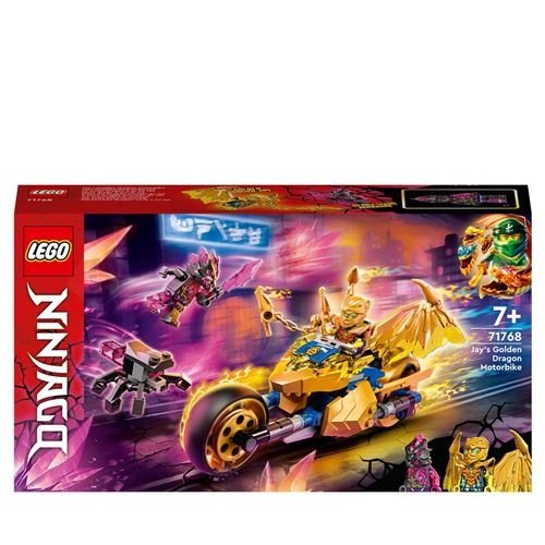 LEGO® Ninjago® 71768 La moto Dragon d’Or de Jay