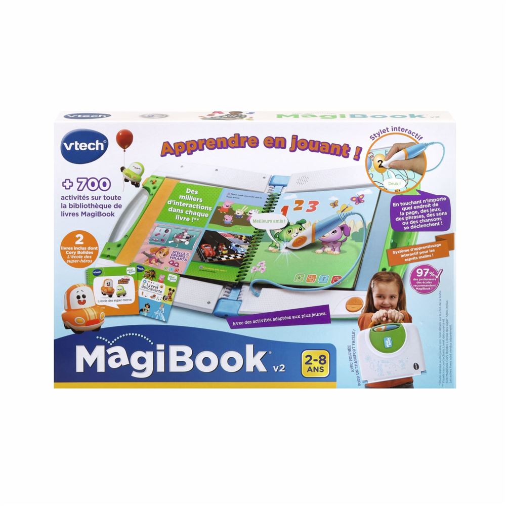 Système de livre d'apprentissage Vtech, Magibook multicolore
