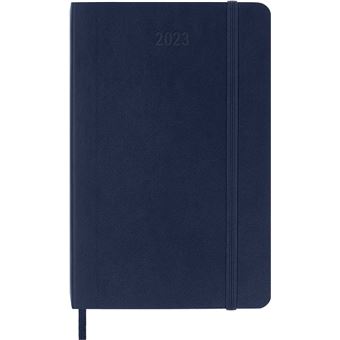 Agenda scolaire Moleskine 2022 2023 Semainier format de poche Souple Bleu Saphir