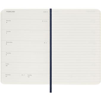 Agenda scolaire Moleskine 2022 2023 Semainier format de poche Souple Bleu Saphir