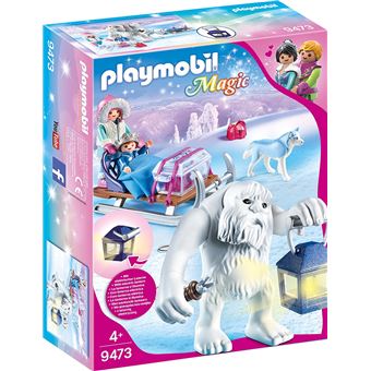 Playmobil Magic 9473 Yéti avec traineau - 1