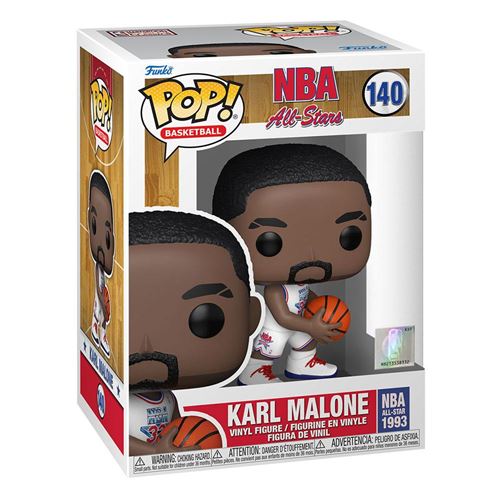 Figurine Funko Pop NBA Legends Karl Malone White All Star Uni 1993
