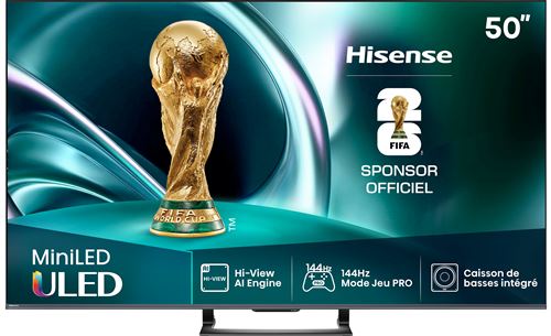Hisense 50 '' U7Q | ULED MiniLED Smart TV 4K 144 Hz
