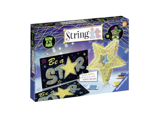 Ravensburger - String It Etoile - String'Art - Création - Jeu Créatif - Enfants Dès 8 Ans - 18052- Version Française