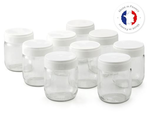 Lot de 9 pots de yaourt Lagrange 430301