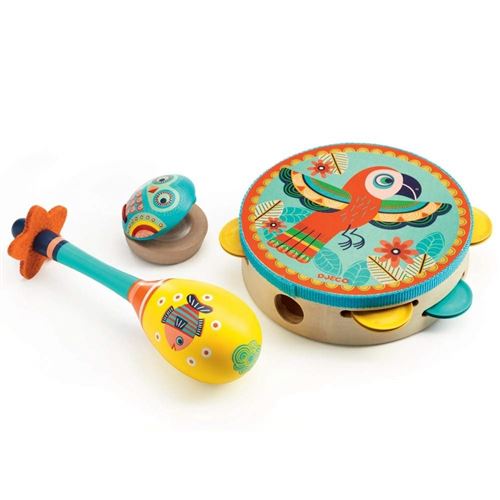 Instrument de musique en bois - Percussions pour enfant - Djeco