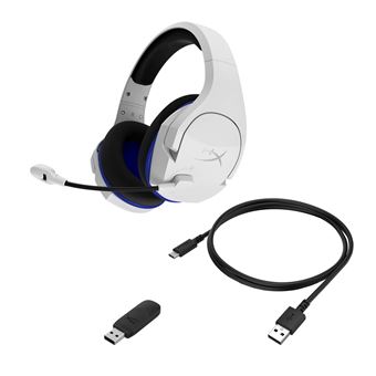 Casque Gaming sans fil HyperX Cloud Stinger Core Pour PS4 Blanc