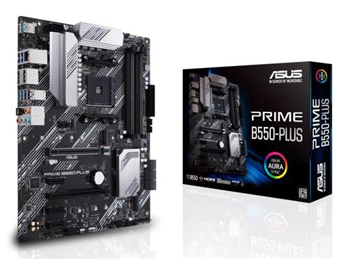 Carte mère ASUS PRIME AMD B550-PLUS ATX Socket AM4 Chipset AMD B550