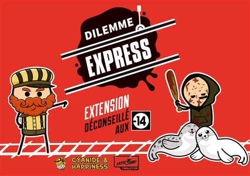 Jeu d'ambiance Lucky Duck Games Dilemme Express L'extension