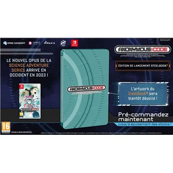 Anonymous Code SteelBook Launch Edition Nintendo SWITCH