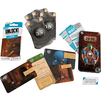 Jeu d’ambiance Asmodee Unlock Short Adventures Le Donjon de Doo-Arann