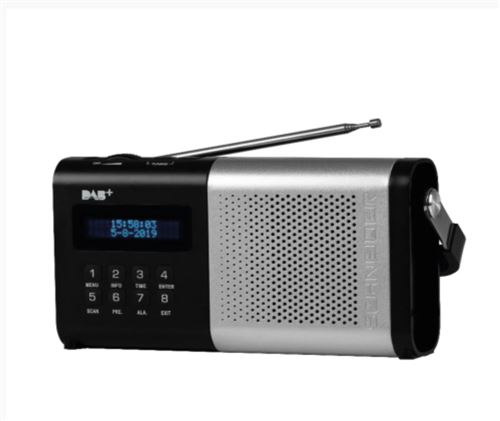 Radio Schneider Movimo Gris et Noir